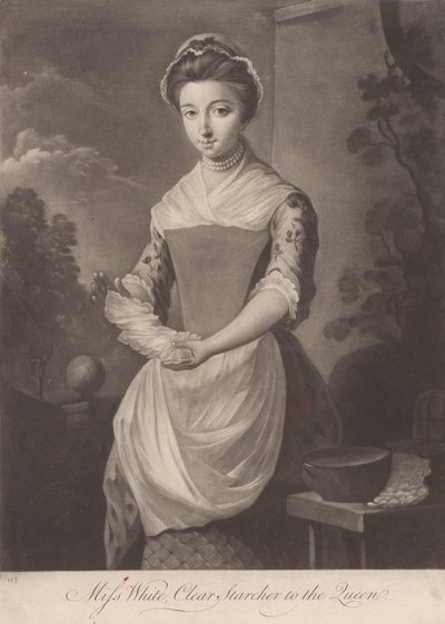 Juffrouw White, Heldere Starcher van de Koningin door Unknown artist