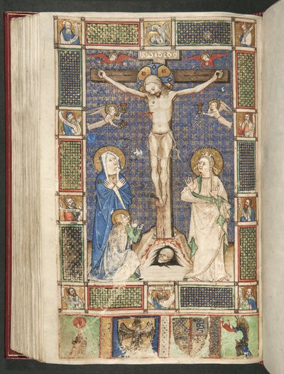 Missaal van Gian Galeazzo Visconti, pagina 156 v door Unknown artist