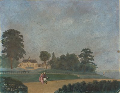Mount Vernon, Huis van Generaal Washington, Virginia door Unknown artist