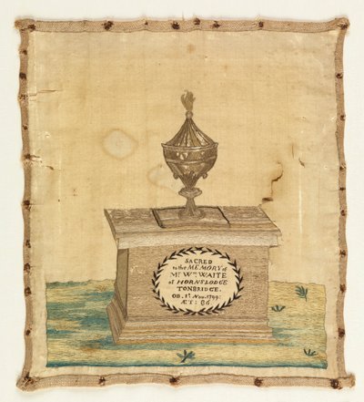 Rouwsampler door Unknown artist