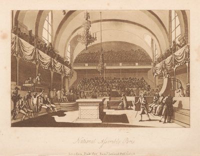 Nationale Vergadering, Parijs door Unknown artist