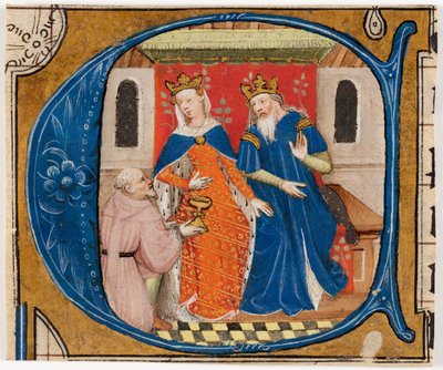 Nehemia voor koning Artaxerxes, initiaal 