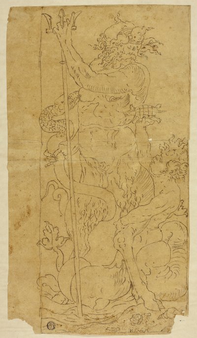 Neptunus en Triton door Unknown artist