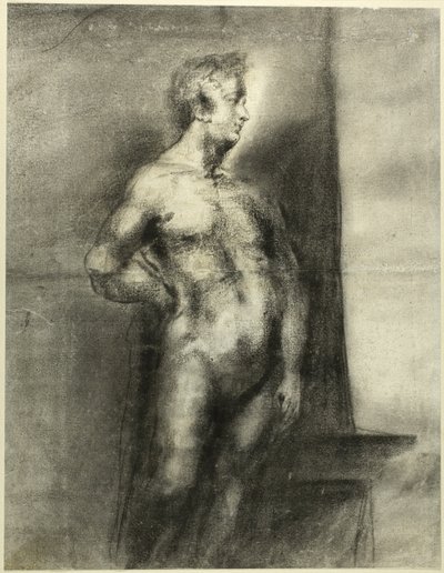 Naakt Mannelijk Figuur door Unknown artist
