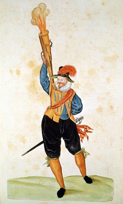 Een van de eerste vuurwapens - in 