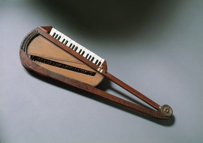 Orphica, klein muziekinstrument (draagbare piano, uitgevonden door Carl Leopold Rollig aan het einde van de 18e eeuw, Wenen) door Unknown artist