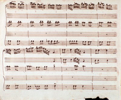 Pagina van muzikale partituur van Gia si sa ch