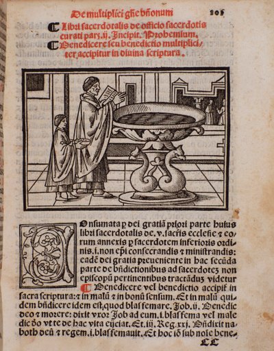 Pagina van het liturgieboek 