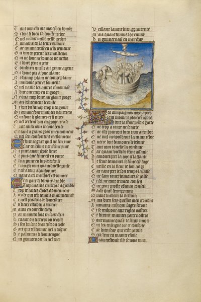 Palinurus tuimelt van Aeneas