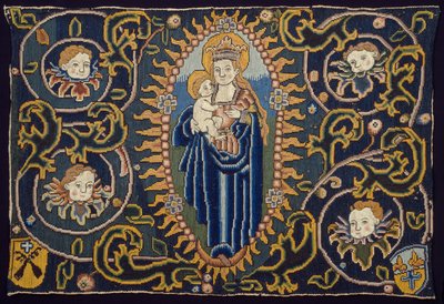Paneel met Madonna en kind door Unknown artist