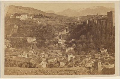 [Panoramisch uitzicht rondom het Alhambra]. door Unknown artist