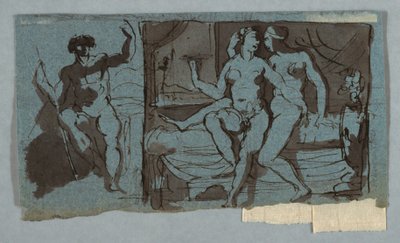 Parijs, Zeus bezoekt Callisto door Unknown artist