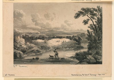 Pastorale Scene, 2e Proces door Unknown artist
