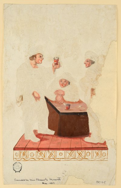 Boeren in een Cabaret door Unknown artist