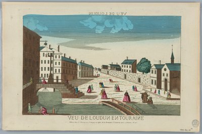 Kijkdoos, Veu de Londun en Touraine door Unknown artist