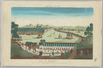 Kijkdoos, Vue de Baionne, No. 119 door Unknown artist