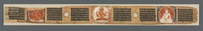 Perfectie van Wijsheid in Achtduizend Regels: Ashtasahasrika Prajnaparamita: Gedecoreerd Blad door Unknown artist