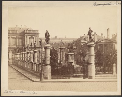 [Plein van de Kleine Zavel, Brussel]. door Unknown artist