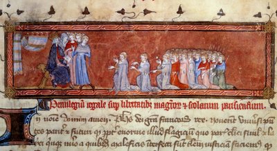 Filips Augustus (1165 - 1223) verleent het eerste privilege door Unknown artist