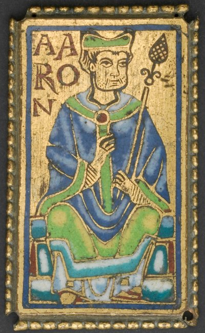 Plaquette met Aaron door Unknown artist