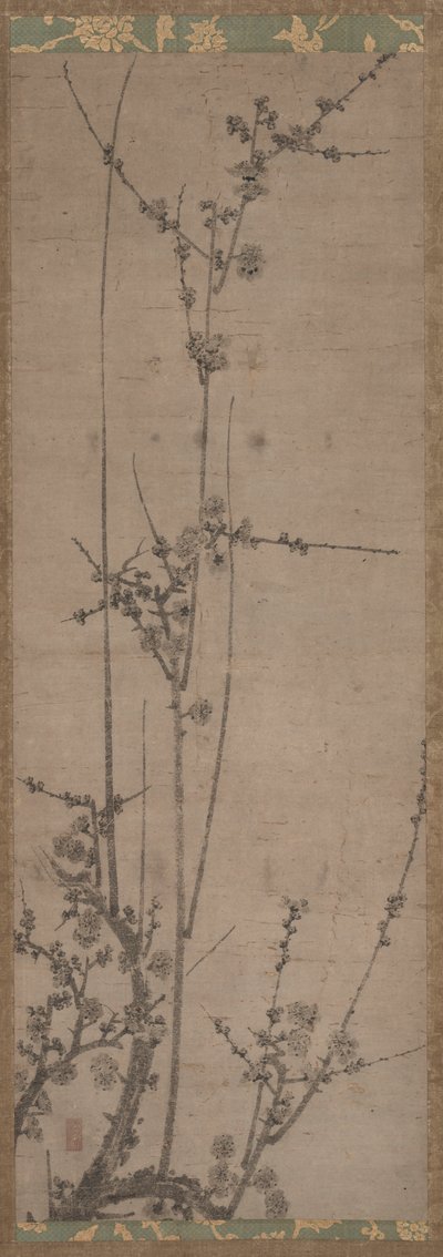 Pruimenbloesems door Unknown artist
