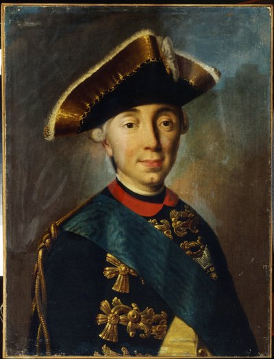 Portret van tsaar Peter III van Rusland door Unknown artist