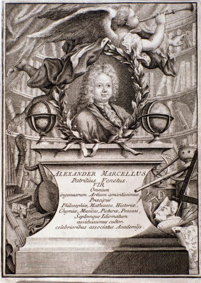 Portret van Alessandro Marcello door Unknown artist