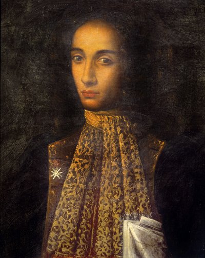 Portret van Alessandro Scarlatti (1660-1725) Italiaanse componist. door Unknown artist