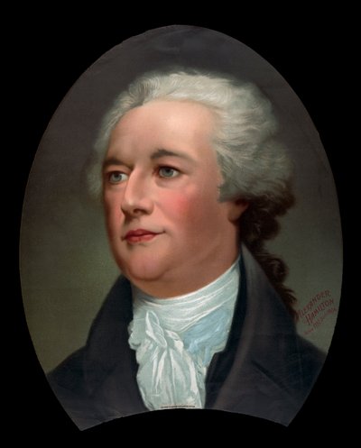 Portret van Alexander Hamilton door Unknown artist