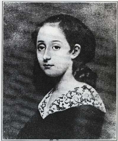 Portret van Aline Chazal-Tristan door Unknown artist