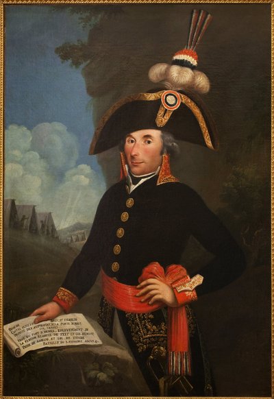 Portret van Andre Massena (1758-1817, hertog van Rivoli en prins van Essling, maarschalk van het keizerrijk), in uniform van divisiegeneraal door Unknown artist