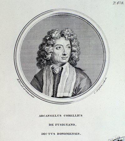Portret van Arcangelo Corelli door Unknown artist