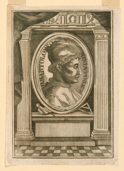 Portret van Bartolomeo di Miniato (gest. 1548) door Unknown artist
