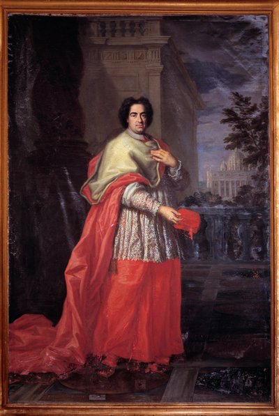 Portret van kardinaal Troiano Acquaviva van Aragona door Unknown artist