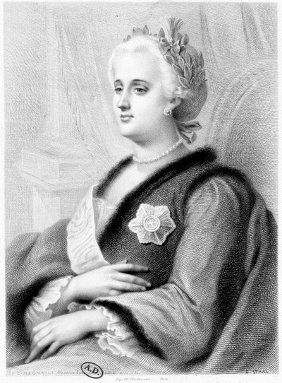 Portret van Catharina II van Rusland door Unknown artist