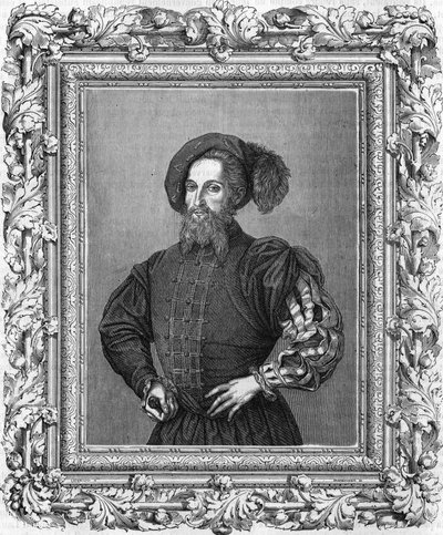 Portret van Cesare (Cesar) Borgia (1475-1507). door Unknown artist