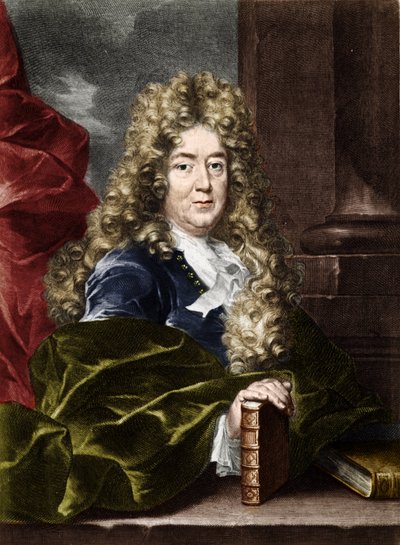 Portret van Charles Perrault (1628-1703) Franse schrijver. door Unknown artist