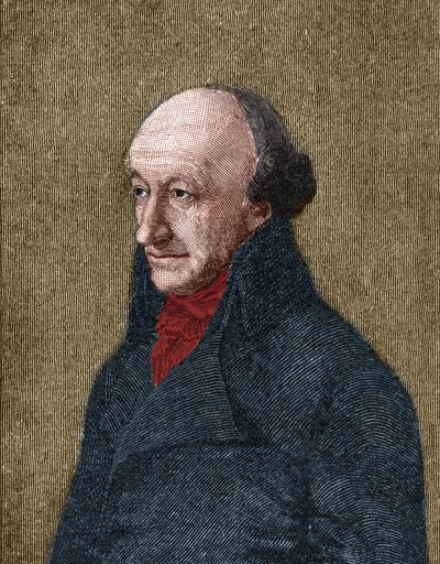 Portret van Christoph Martin Wieland (1733-1813) Duits dichter, vertaler en redacteur door Unknown artist