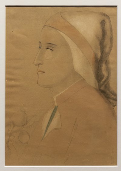 Portret van Dante (detail) door Unknown artist