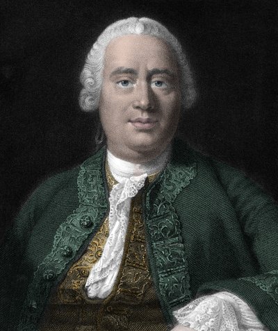 Portret van David Hume, Schotse filosoof (1711-1776) door Unknown artist