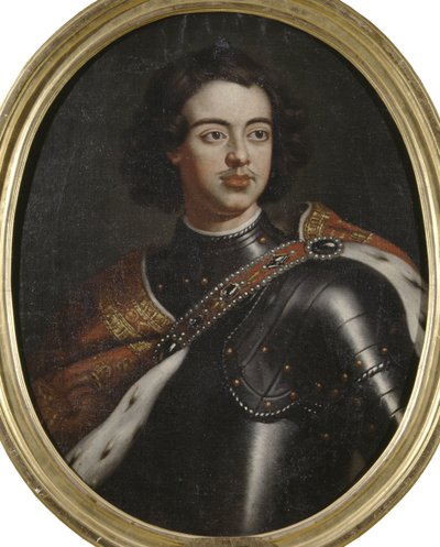 Portret van Keizer Peter I de Grote (1672-1725) door Unknown artist
