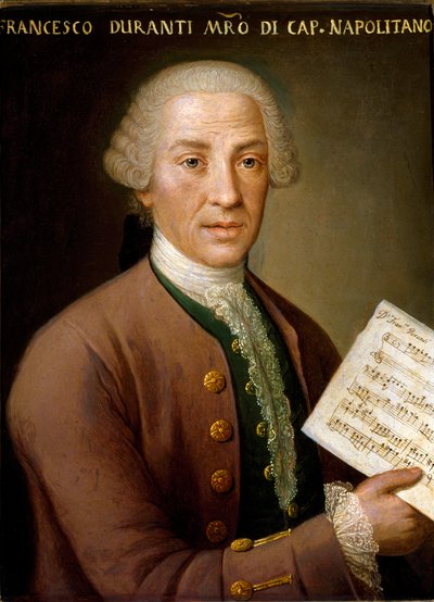 Portret van Francesco Durante, organist en meester van de Napolitaanse kapel door Unknown artist