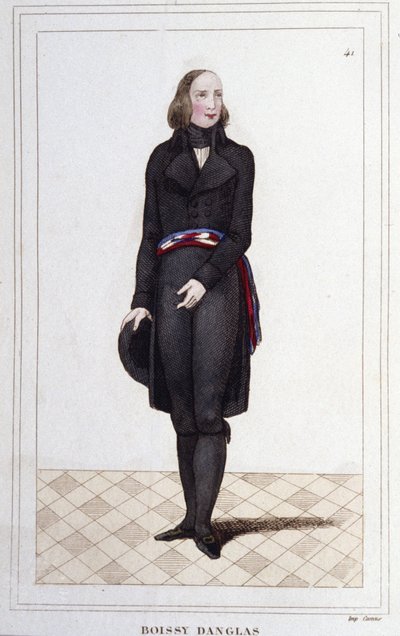 Portret van François Antoine, Graaf van Boissy d