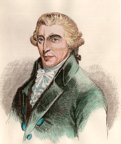 Portret van Franz Joseph Haydn (1732 - 1809), Oostenrijkse componist door Unknown artist