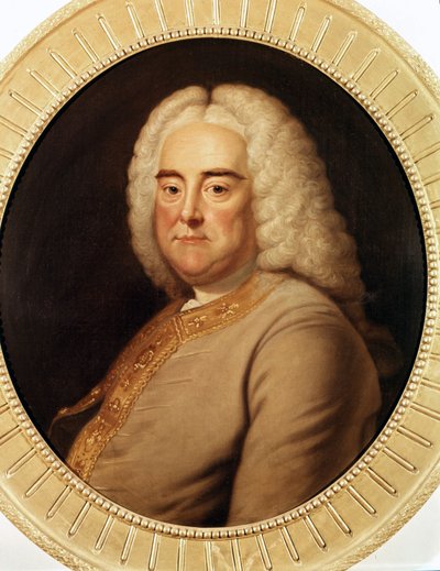 Portret van George Frederick Handel door Unknown artist