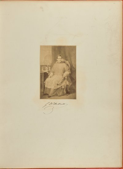 [Portret van Giacomo Antonelli]. door Unknown artist