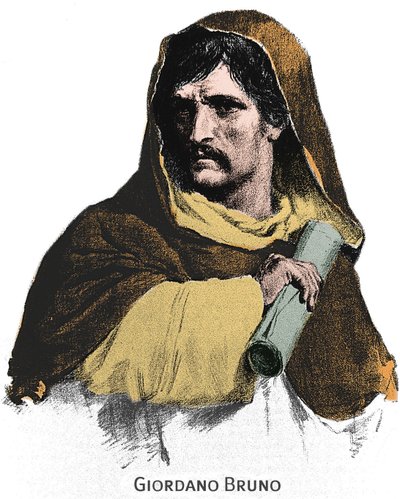 Portret van Giordano Bruno (1548-1600) door Unknown artist