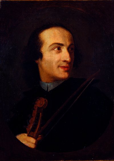 Portret van Giuseppe Tartini (1692 - 1770), Italiaanse violist en componist Anoniem schilderij door Unknown artist