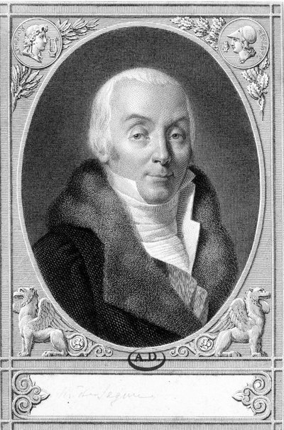 Portret van Henri Philippe Marquis de Ségur (1724-1801), Maarschalk van Frankrijk en Staatssecretaris van Oorlog onder Lodewijk XVI. Gravure uit de 18e eeuw door Unknown artist