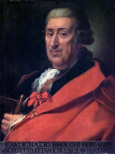 Portret van Ignazio Brocchi, architect door Unknown artist